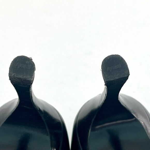 YSL Yves Saint Laurent Leather Gisele Platform Ankle Booties Black Size 39/8.5 - Picture 11 of 12